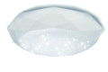 Plafoniera Led 24W Forma Diamante Effetto Cielo Stellato Brillantini Lampadario
