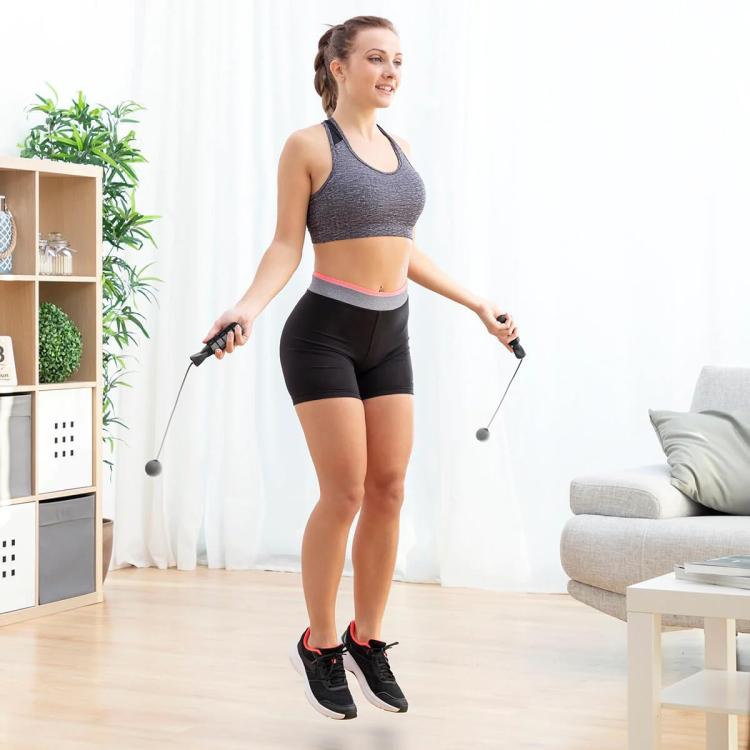 CORDA PER SALTARE SENZA FILI E CONTATORE SALTO CARDIO FITNESS BOXE UOMO DONNA