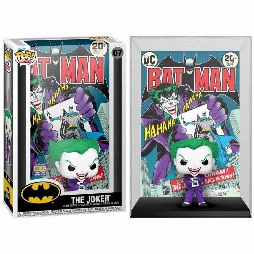 Funko Pop ! Comic Covers:  Dc Comics (07) Joker (Exclusive) Figure Di Batman