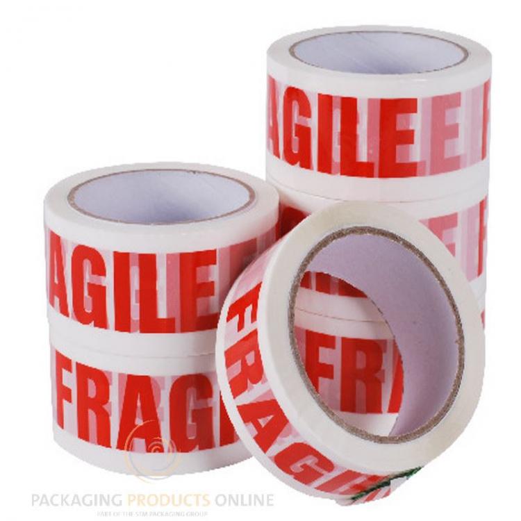 12 PZ NASTRO ADESIVO SCOTCH FRAGILE IMBALLAGGIO 50X66  PACCHI SPEDIZIONI SCATOLE
