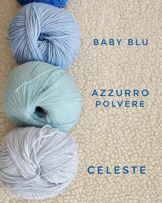 Copertina "Cuoricini" in lana baby