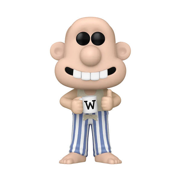 Funko Pop ! Animation - Wallace & Gromit (1744) Wallace Vinyil Figure 9Cm Statua
