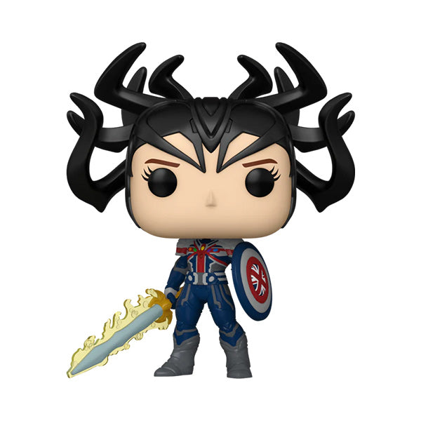 Funko Pop Marvel Studios What If...? (1464) Infinty Captain Carter Vinyl Figure