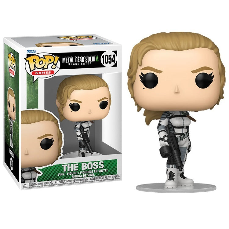 Funko Pop ! Games Metal Gear Solid Snake Eater - (1054) The Boss Figure Mgs 9Cm