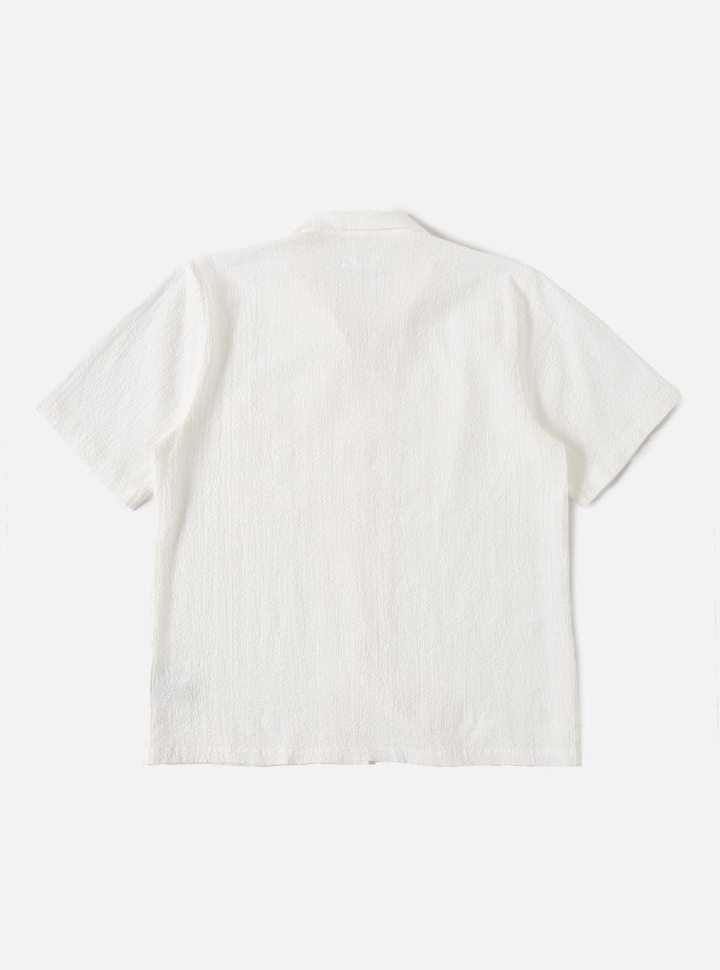 Camicia Seersucker Uomo White