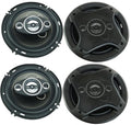 COPPIA CASSE ALTOPARLANTI AUTORADIO AUTO SPEAKER WOOFER STEREO 2 VIE 250W 10CM