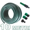 Tubo Acqua Ø 1/2" Irrigazione Per Innaffiare Giardino 3 Strati + Accessori | 10M