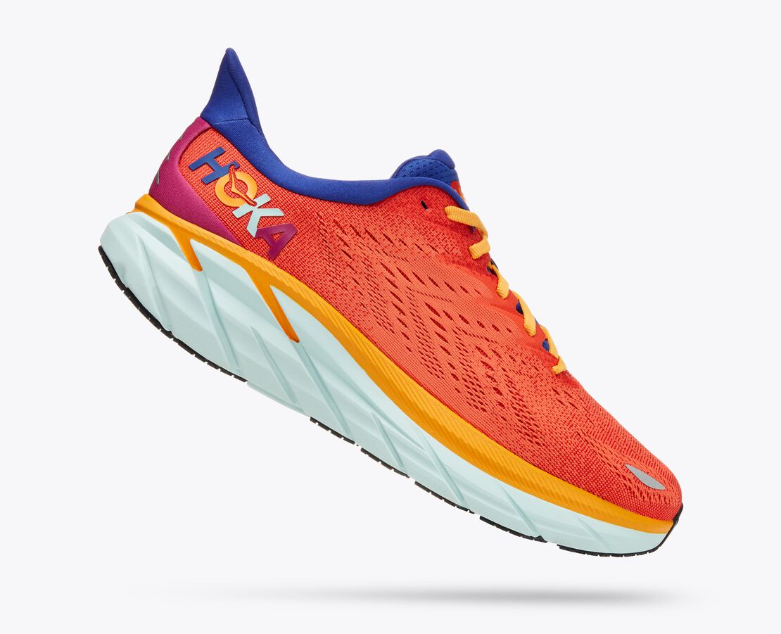 Hoka One One scarpa da corsa da donna Clifton 8 1119394/FBLN blu
