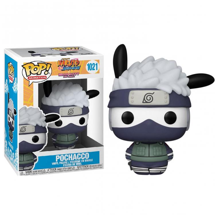 Funko Pop ! Hello Kitty Naruto - (1021) Pochacco Kakashi Sanrio Figure 9Cm
