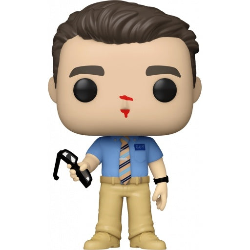 Funko Pop ! Movies Free Guy (1241) Guy Vinyl Figure 9Cm Statuetta Da Collezione