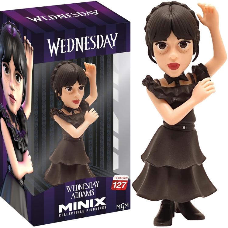 Minix: Wednesday Addams Ball Dress (Tv Series 127) Figure 12Cm Dance Mercoledi