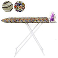 COPRIASSE DA STIRO IMBOTTITO TELO COPRI ASSE UNIVERSALE 140X50CM CON MOLLETTONE