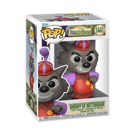 Funko Pop ! Disney Robin Hood - (1441) Sheriff Of Nottingham Figure Sceriffo 9Cm
