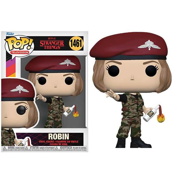 Funko Pop ! Television Netflix Stranger Things S4 (1461) Robin W/ Cocktail 9cm
