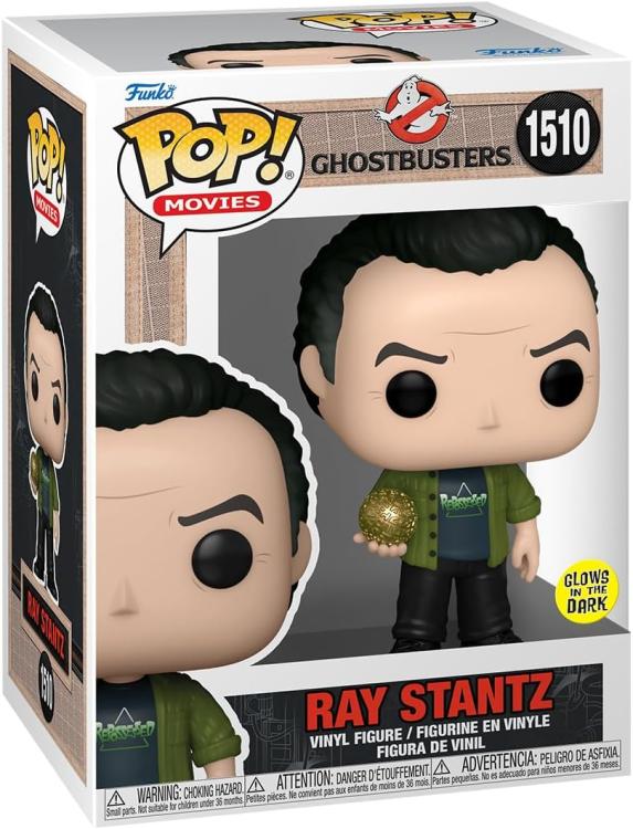 Funko Pop ! Movies - Ghostbusters (1510) Grooberson Glow In The Dark Figure 9Cm