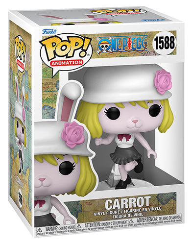 Funko Pop ! Animation - One Piece (1588) Carrot Vinyl Figure Rabbit 9Cm In Stock