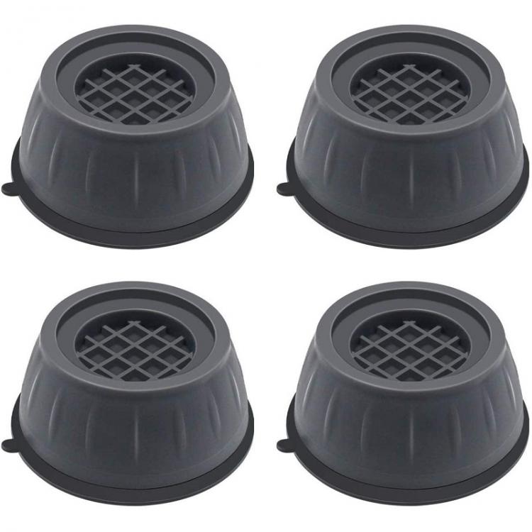 4 Piedi Lavatrice Anti Vibrazione Rumore Piedini Antiurto Asciugatrice Gomma Pad