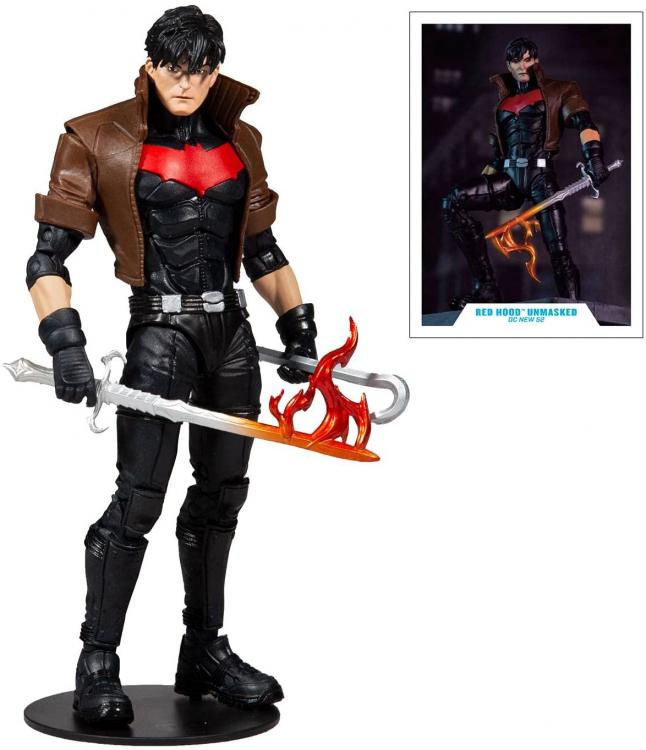 DC MULTIVERSE RED HOOD UNMASKED GOLD LABEL STATUA FIGURE BATMAN McFARLANE 18cm