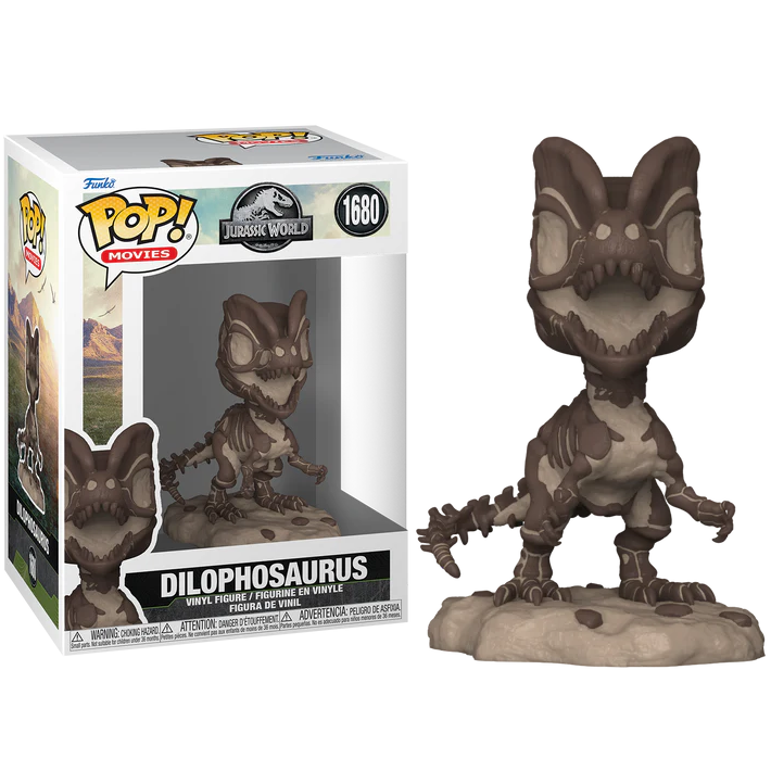 Funko Pop ! Movies Jurassic World - (1681) Dilophosaurus Vinyl Figure 9Cm