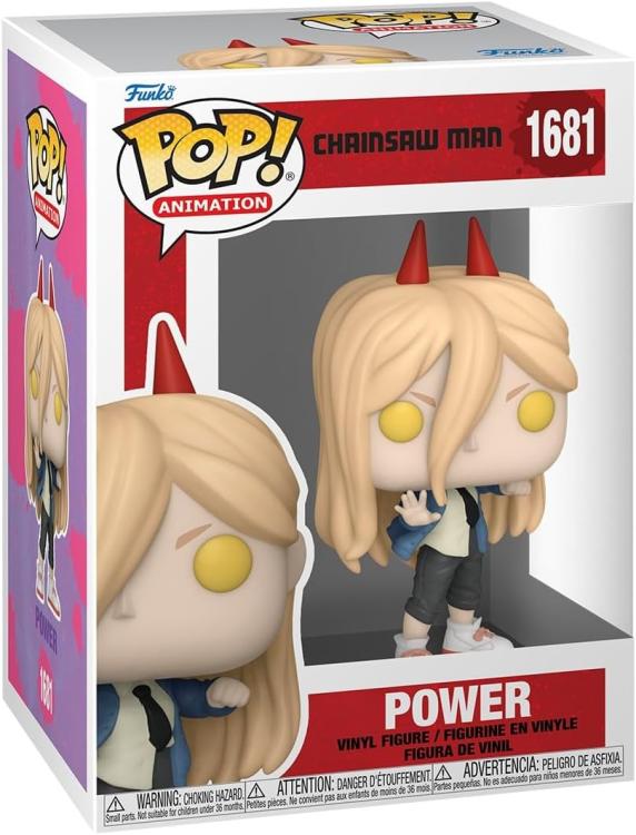 Funko Pop ! Animation Chainsaw Man (1681) Man Power Vinyl Figure 9Cm Collezione