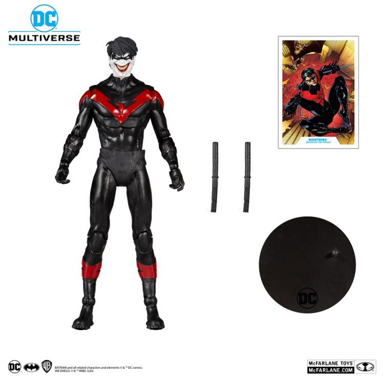 DC MULTIVERSE NIGHTWING JOKER DEATH FAMILY BATMAN McFARLANE STATUA FIGURE 18cm