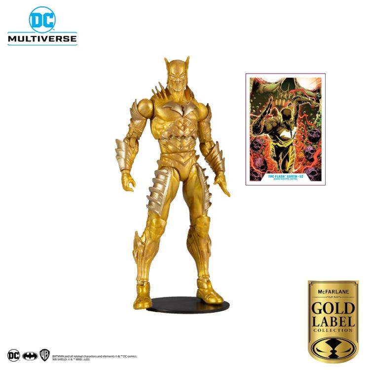 DC MULTIVERSE THE FLASH HEART -52 DARK - GOLD LABEL STATUA FIGURE McFARLANE 18cm