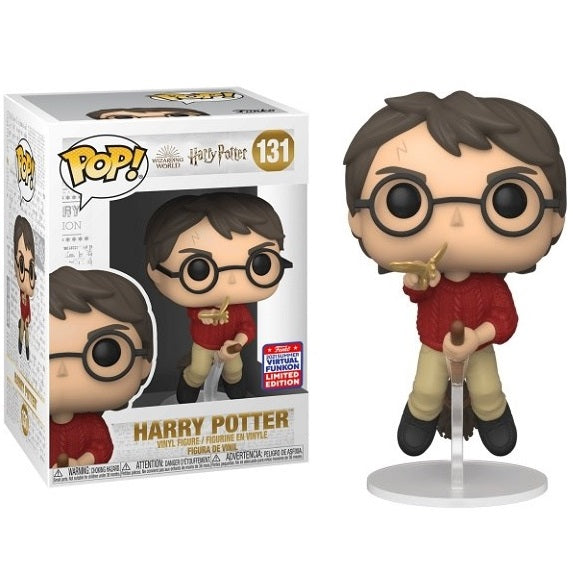 Funko Pop ! Harry Potter (131) Harry Flying W/Winged Key (Convention Limited Ed)