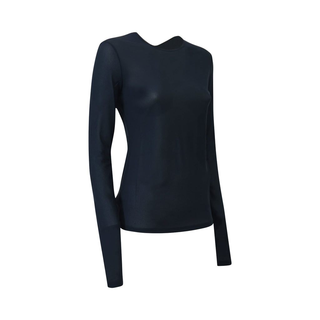 BLUSA EFFETO BLU