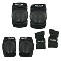 Nilox Kit Protezione Nero Bici/Scooter/Hoverboard Per Adulto Unisex Set 6 Parti