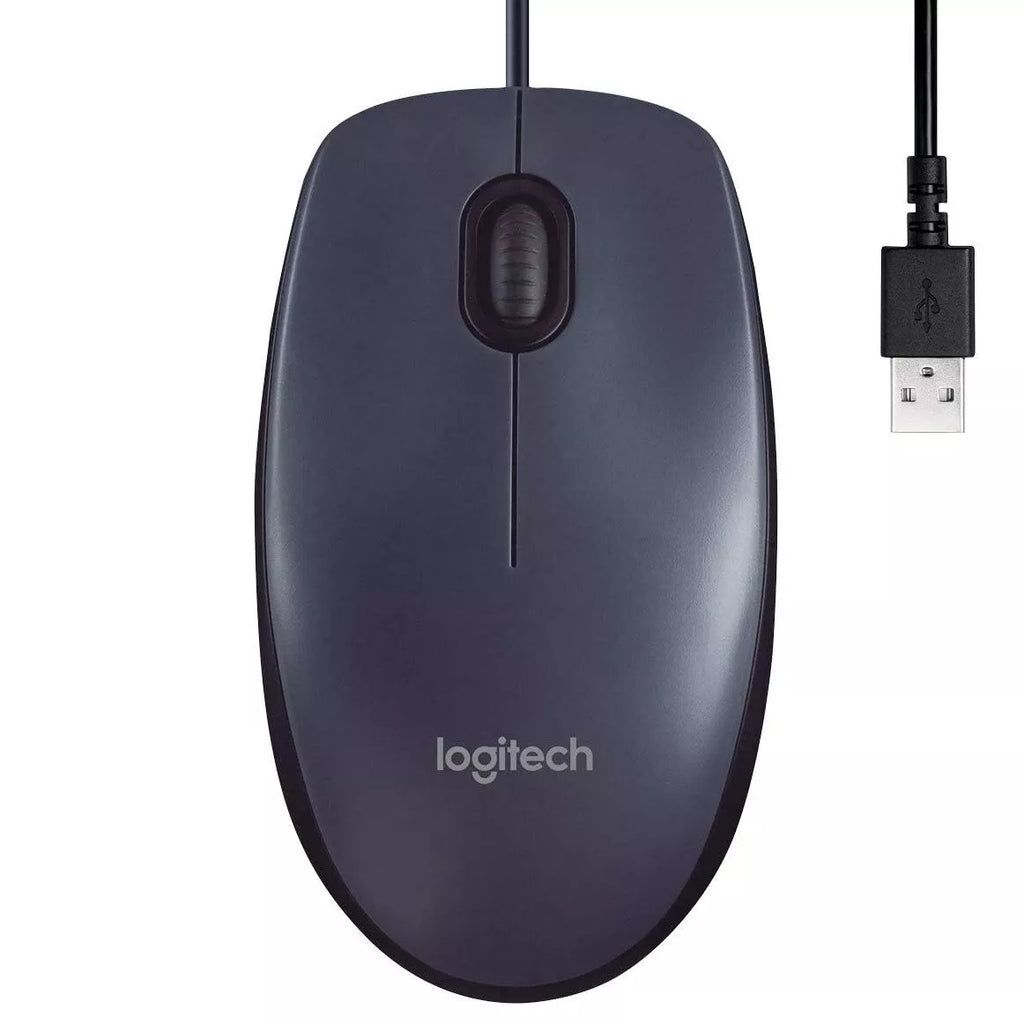 Logitech B100 Mouse Ottico Cablato Con Filo Usb 800 Dpi Ambidestro Windows Mac