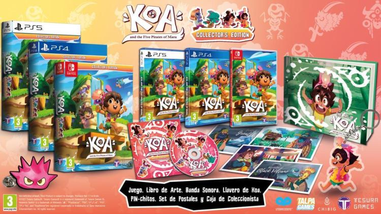 Koa And The Five Pirates Of Mara Collectors Edition Ps5 Gioco Ps5 Import Nuovo