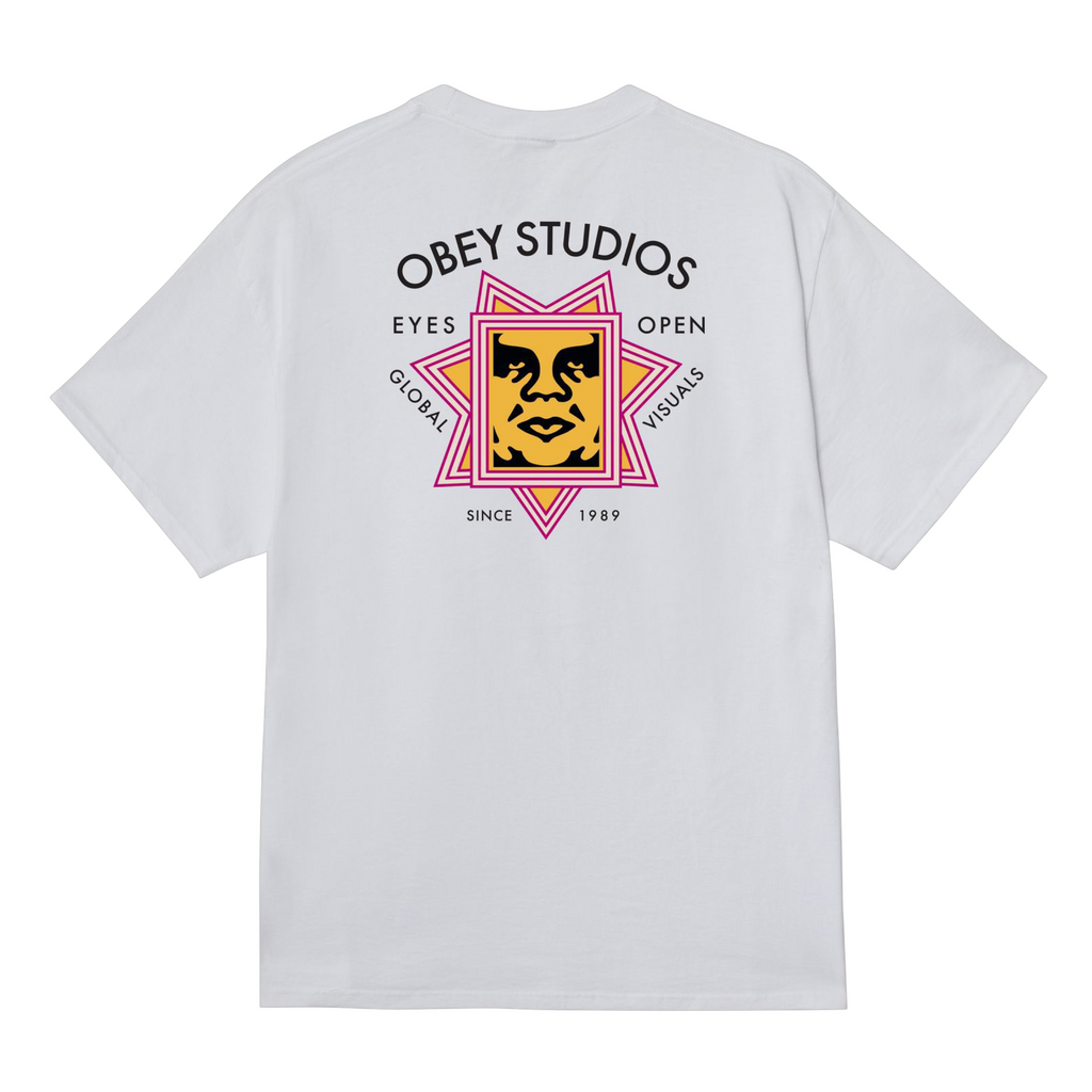 T-shirt Global Visuals Uomo White