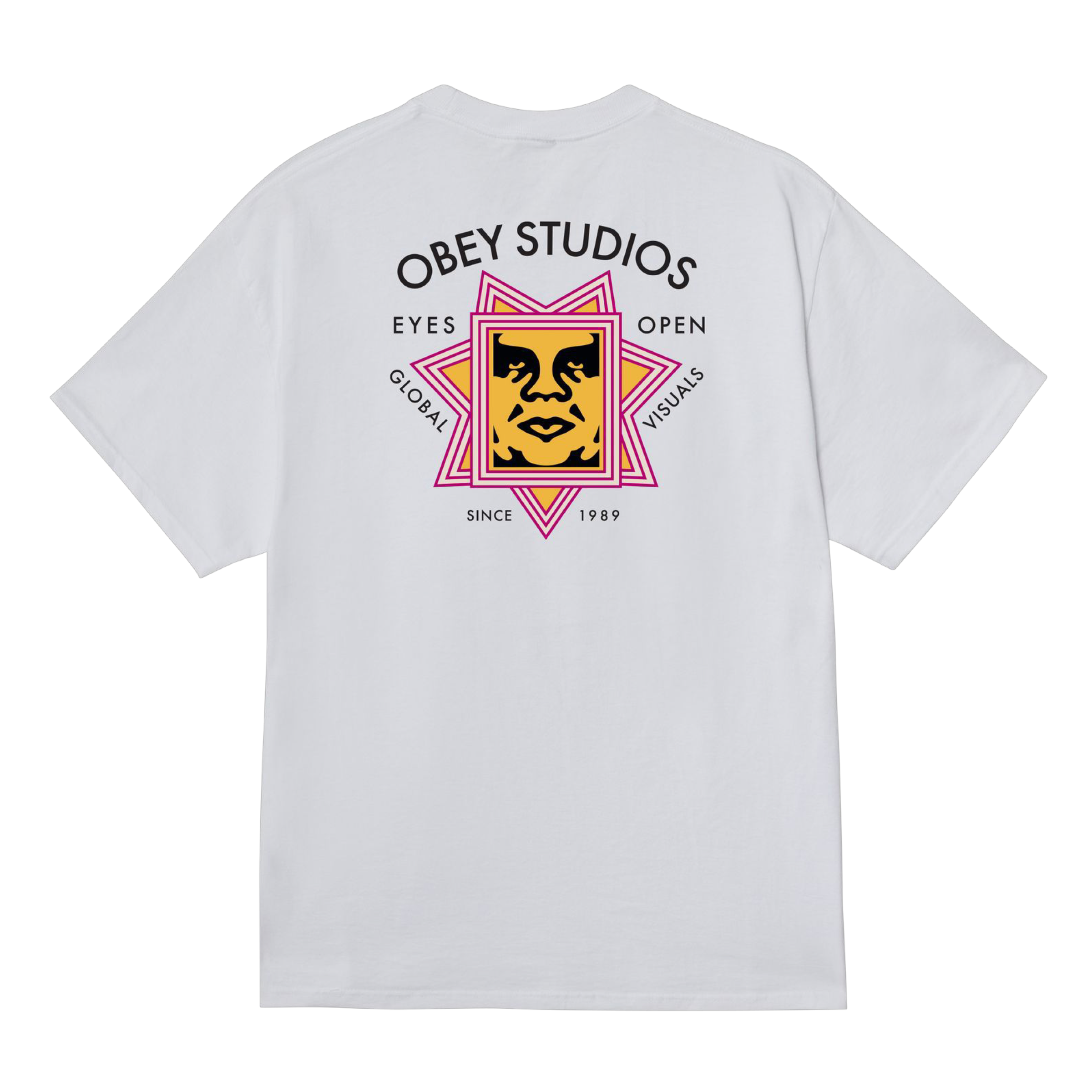 T-shirt Global Visuals Uomo White