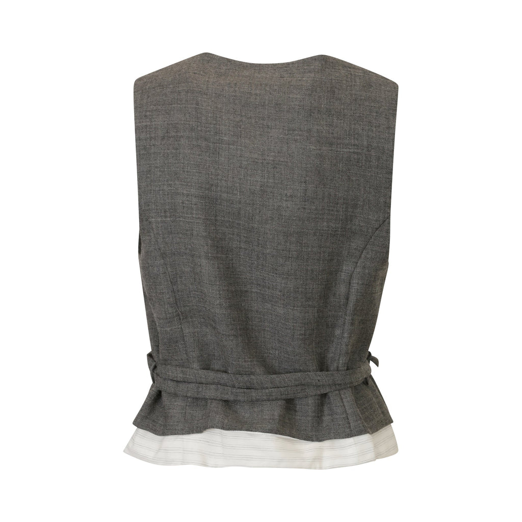 GILET TECLA GRIGIO