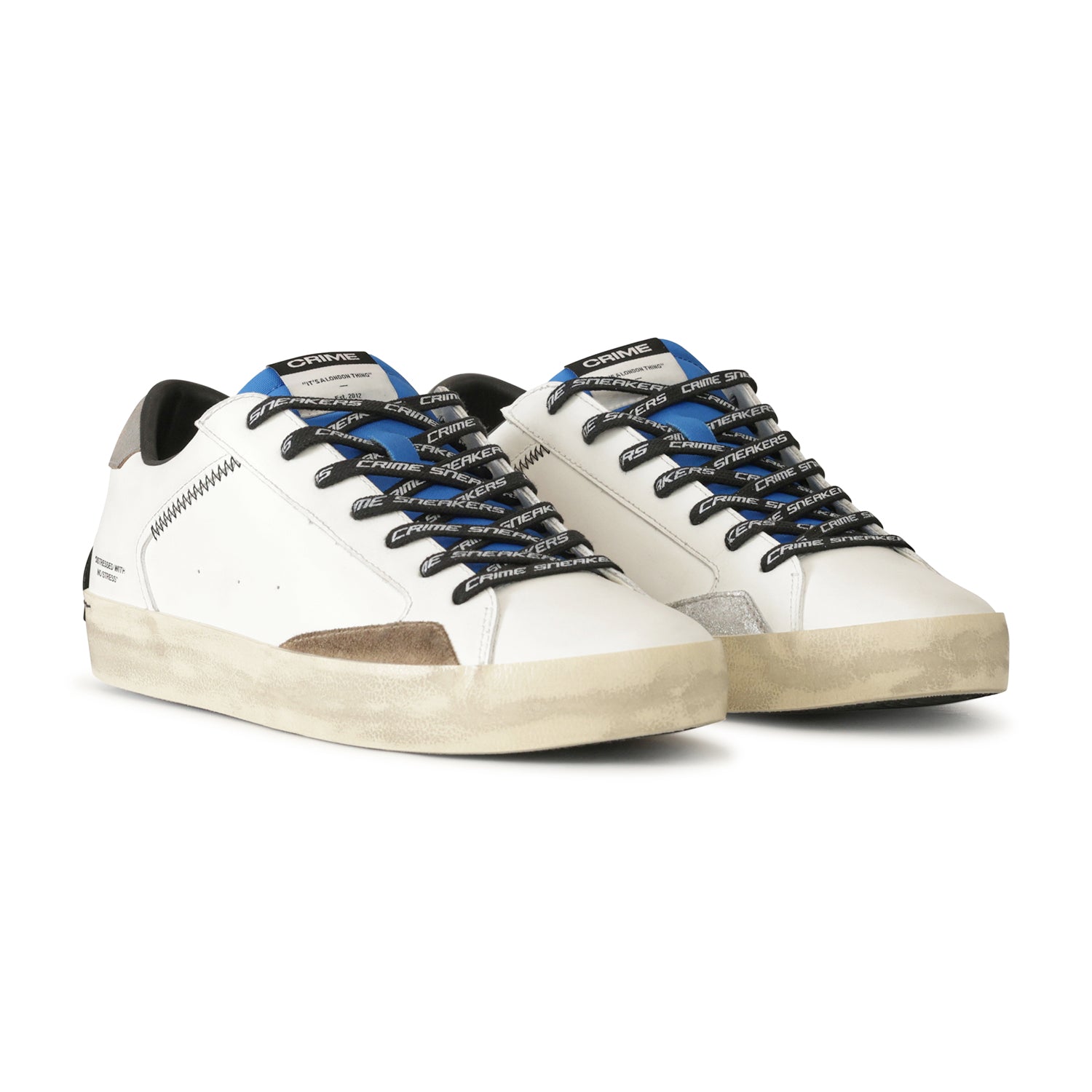 SNEAKERS DISTRESSED BIANCA