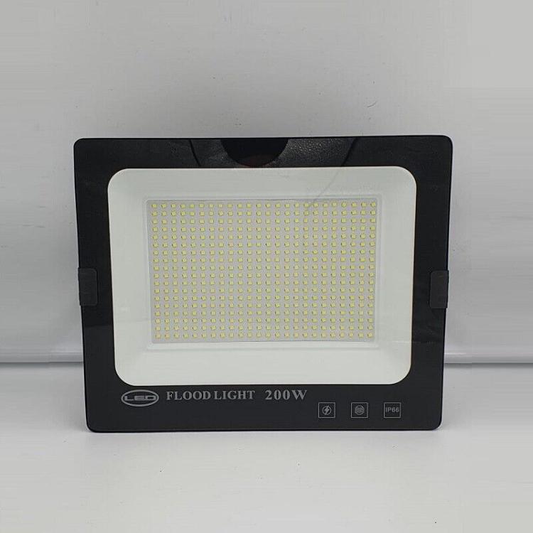 Faro Led Slim 200W Watt Ip66 Smd Multichip Proiettore Luce Bianca Da Esterno