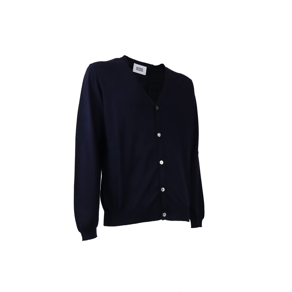 CARDIGAN BLU