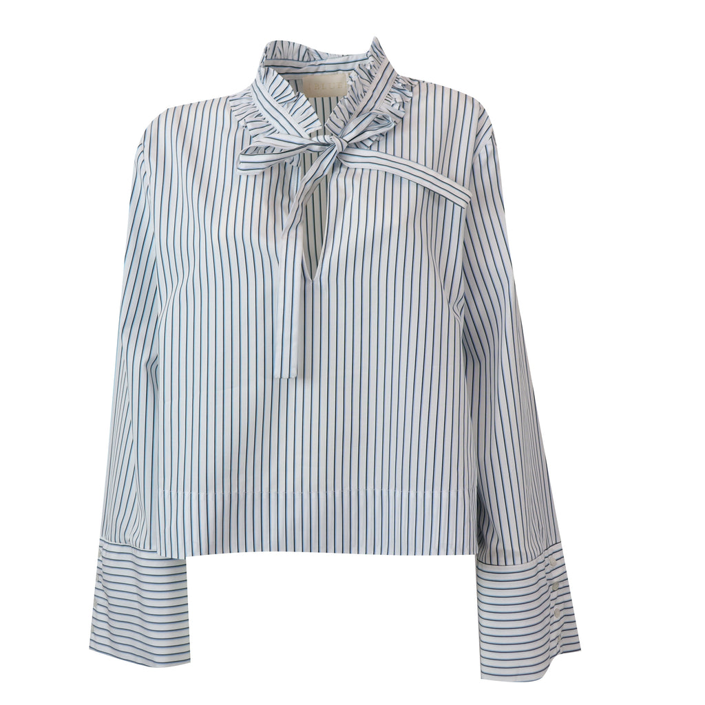 BLUSA LONZA BIANCA E BLU