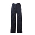 PANTALONE WIDELEG BLU E BIANCO