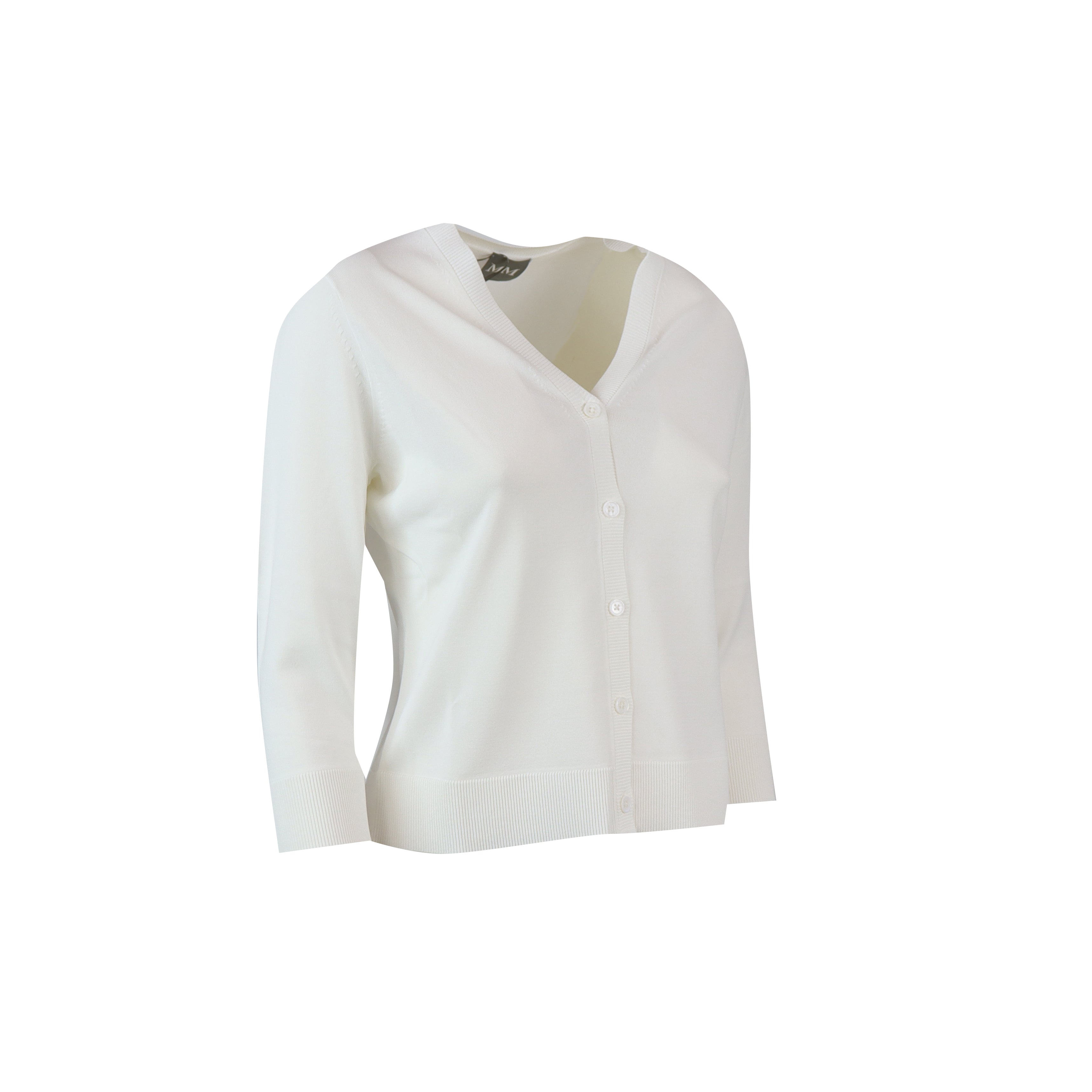 CARDIGAN STEMMA BIANCO