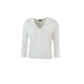 CARDIGAN STEMMA BIANCO