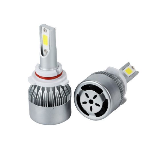 COPPIA FARI LAMPADE LED AUTO H11 MOTO KIT LAMPADINE 36W LUCE BIANCA 6000K FARO