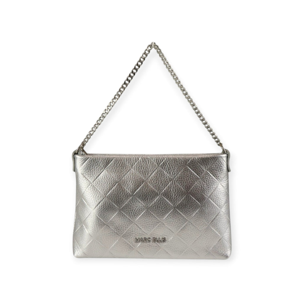 BORSA A TRACOLLA MARLENE ARGENTO