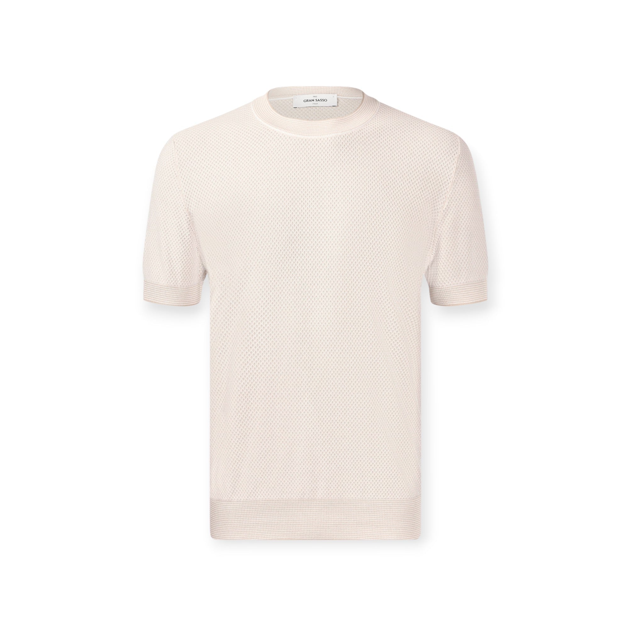 T-SHIRT PARICOLLO BEIGE