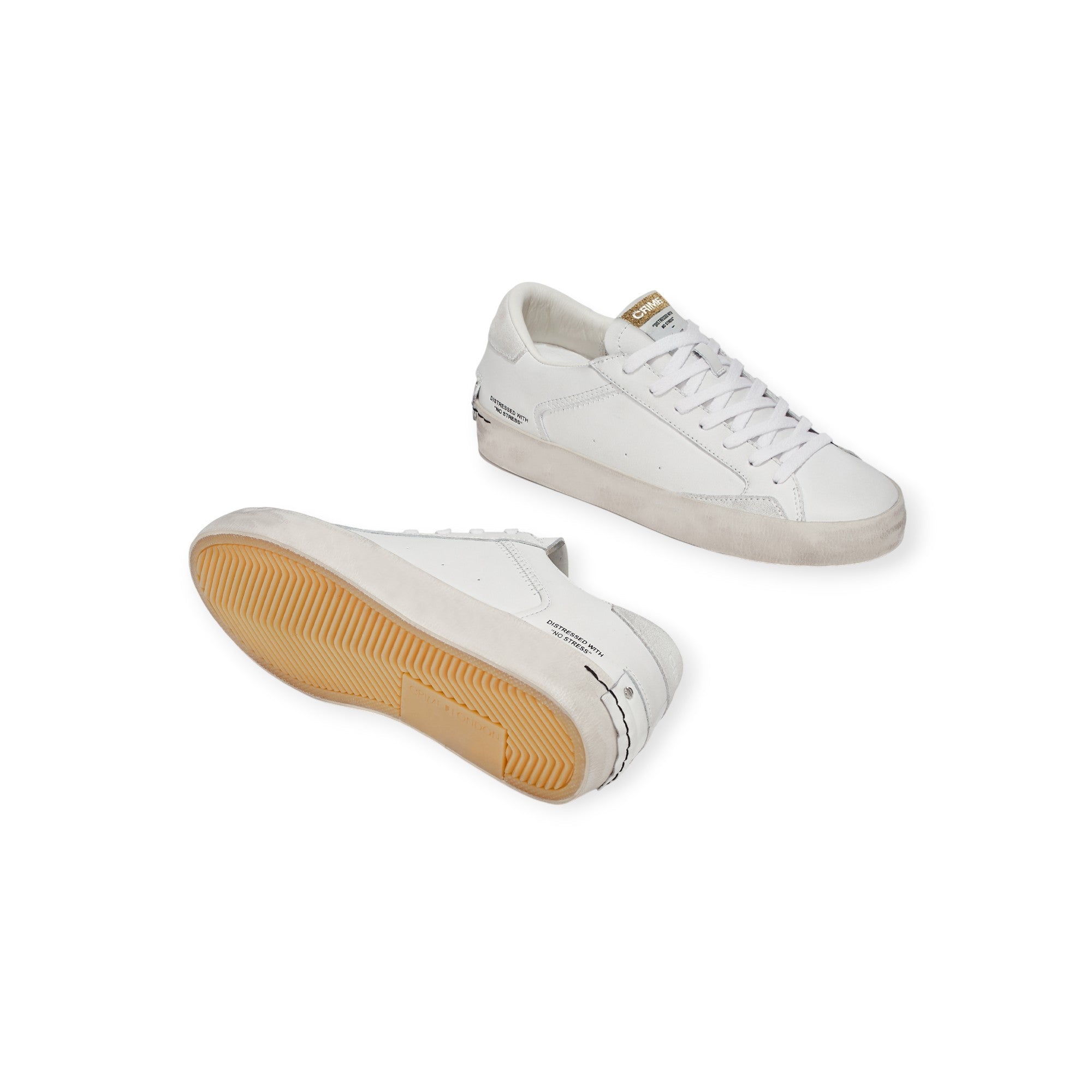 SNEAKERS DISTRESSED BIANCA