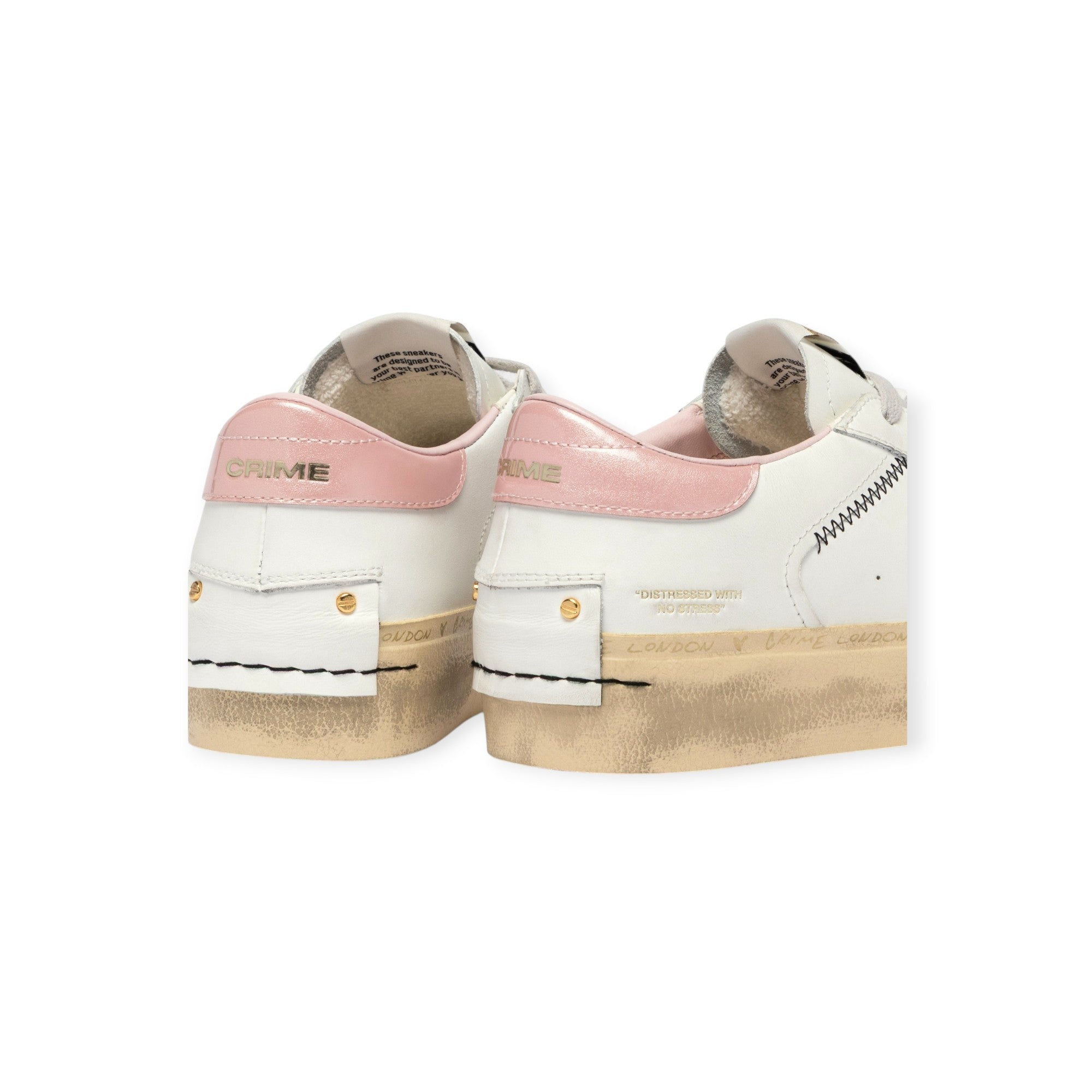 SNEAKERS DISTRESSED BIANCA