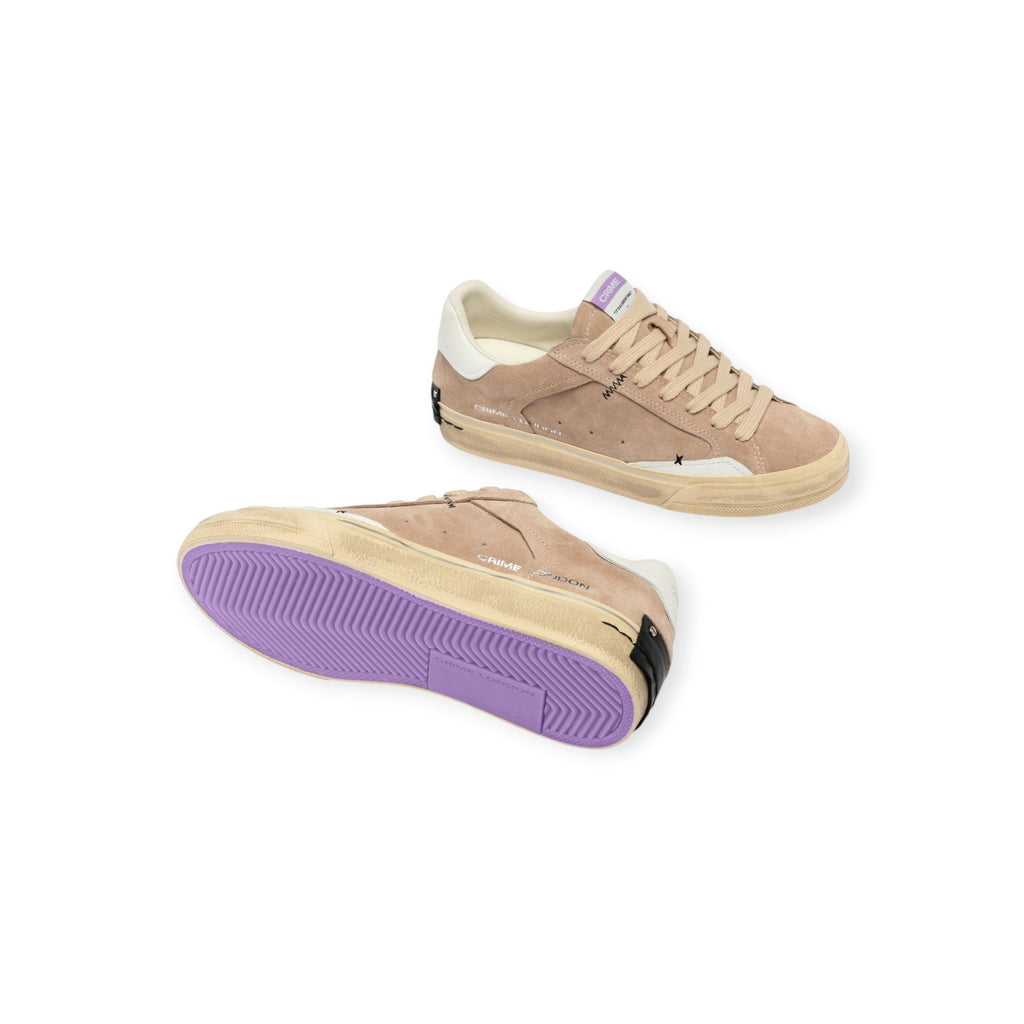 SNEAKERS DISTRESSED BEIGE