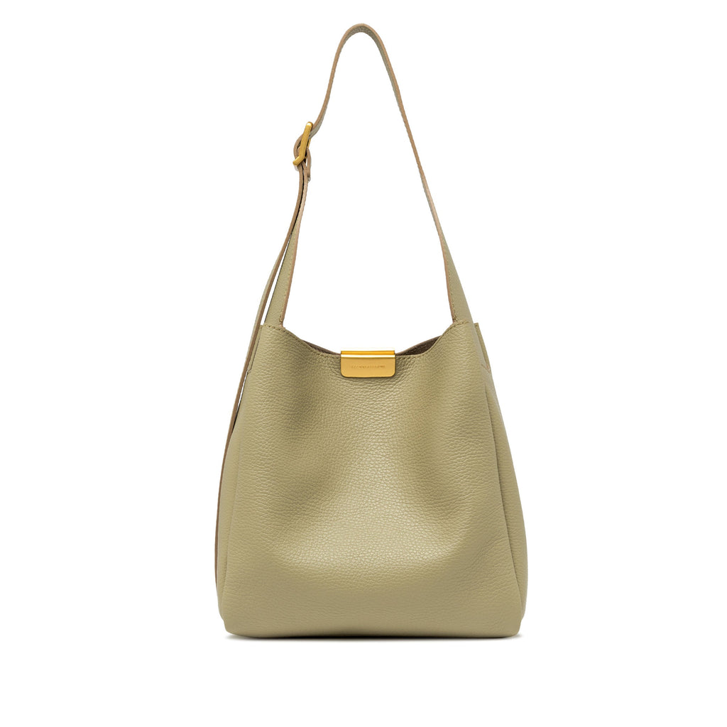 BORSA A SPALLA VERDE