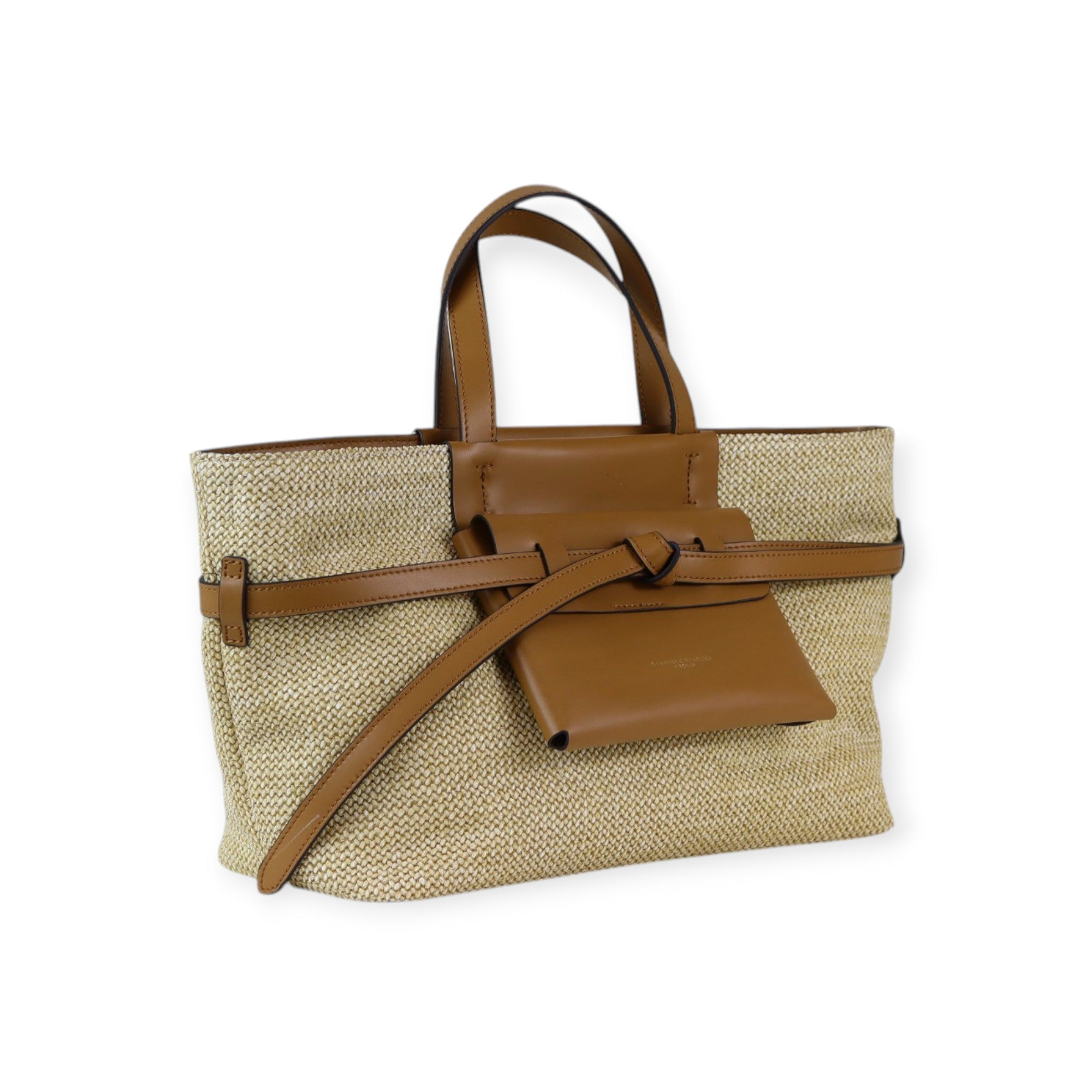 BORSA A MANO BEIGE