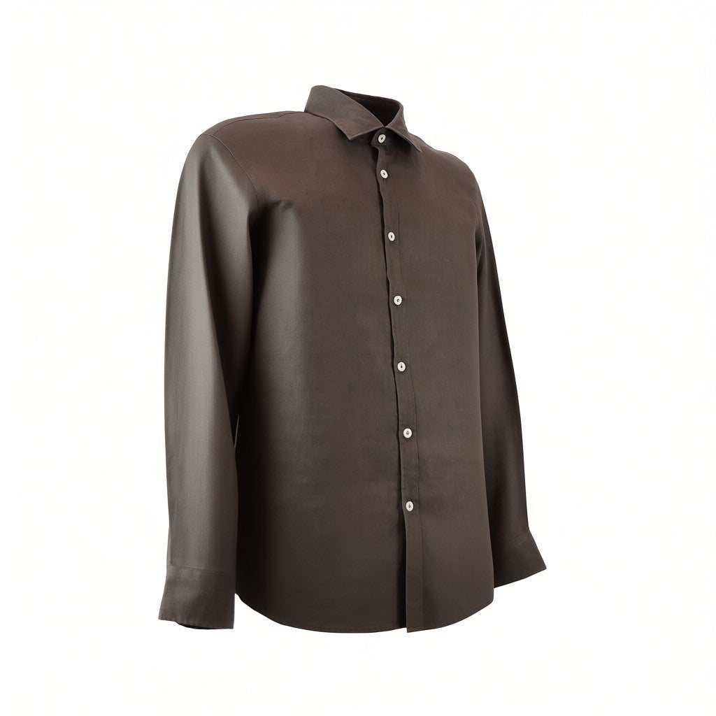 CAMICIA MARRONE